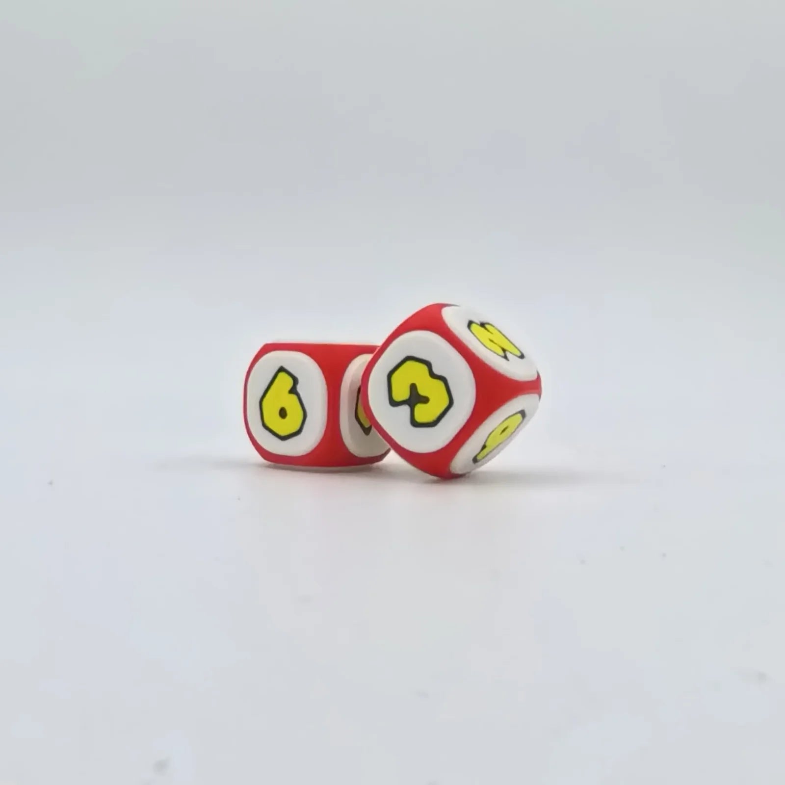 Rode Mario party dobbelstenen