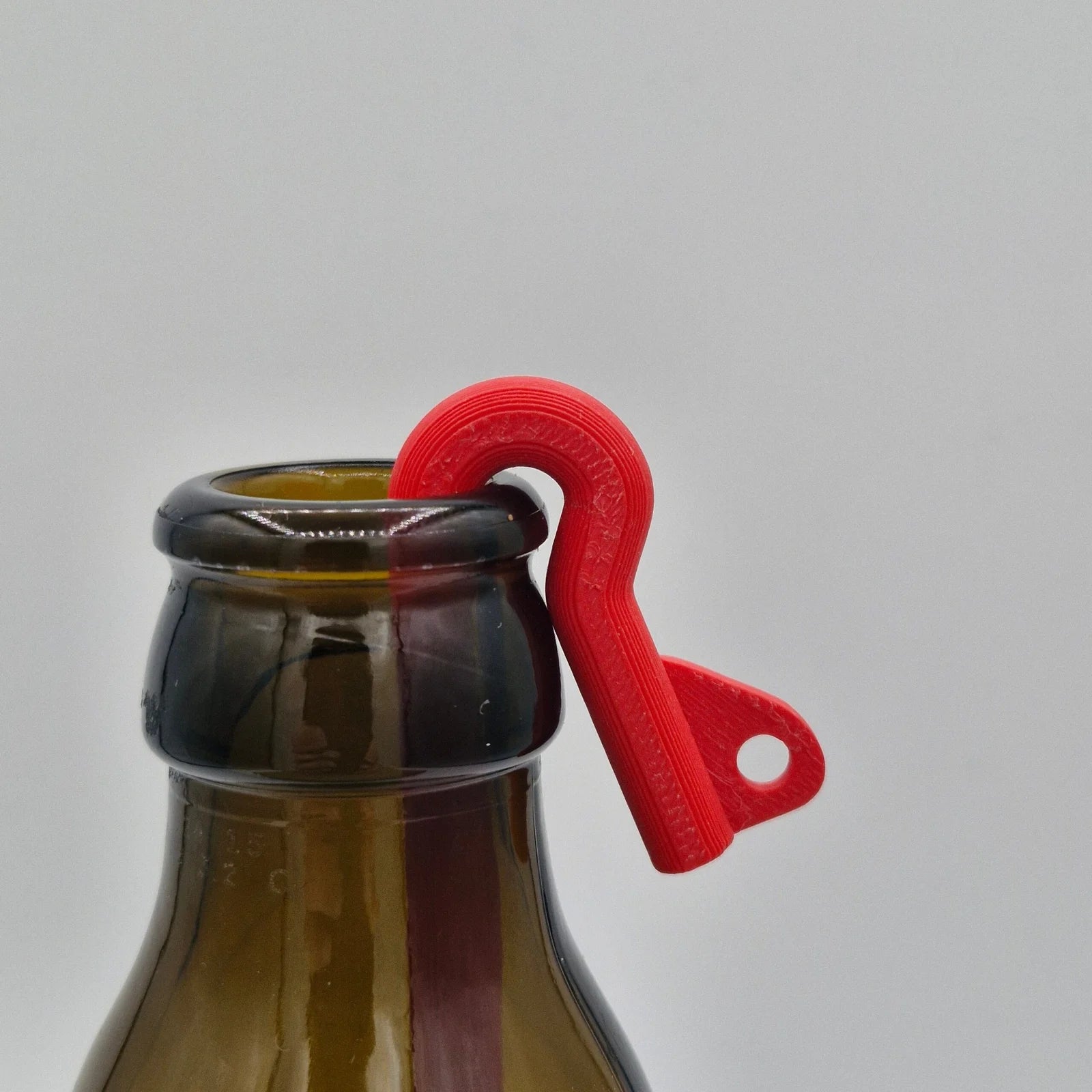 Rode rietadt in fles